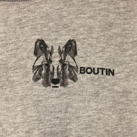 HEAVENKING Fox Boutin Grey Crew Sweater - Picture 2 of 8